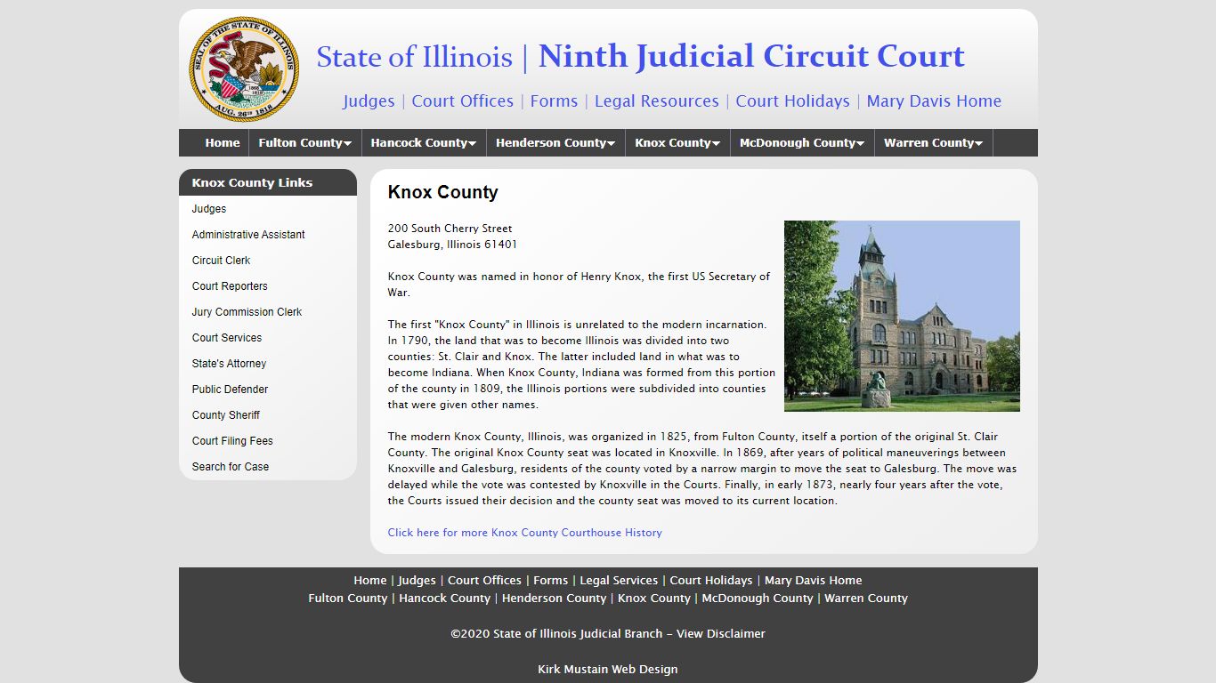 Knox County Links - Ninth Judicial Circuit Court